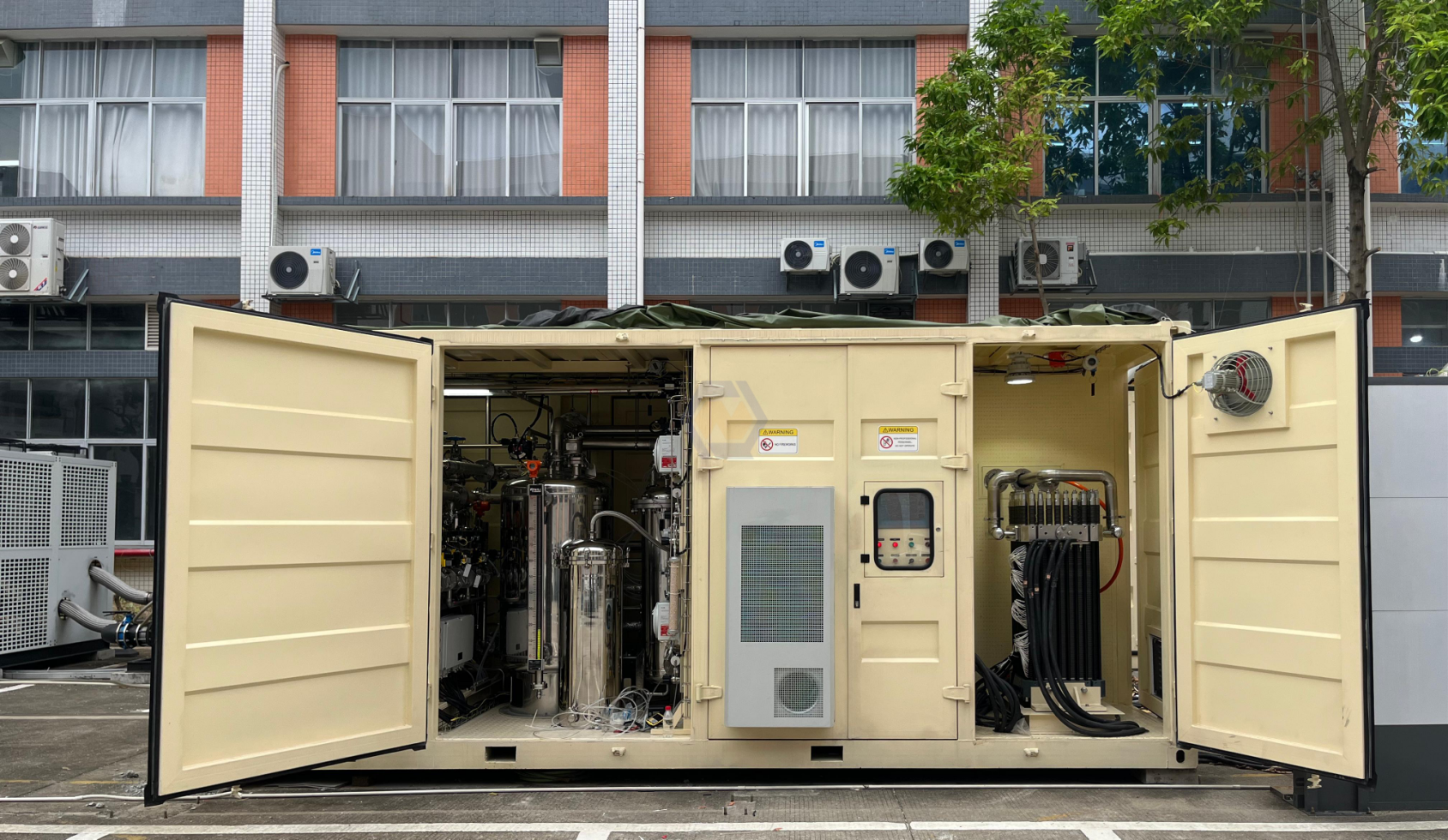 50Nm3/h Industrial PEM Hydrogen Generator PEM stack hydrogen plant 